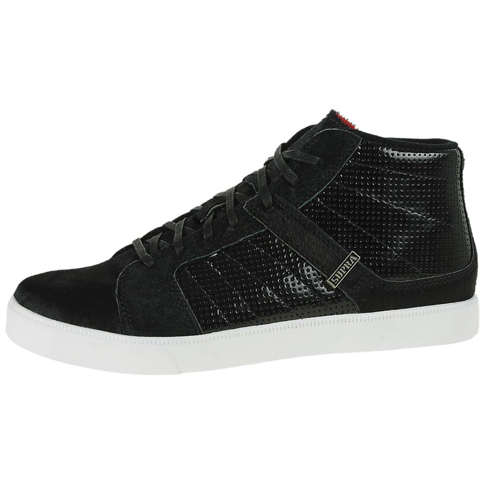 Chaussures de Skate Supra Indy NS Noir Black Pony Fur Homme | LNN-01798165